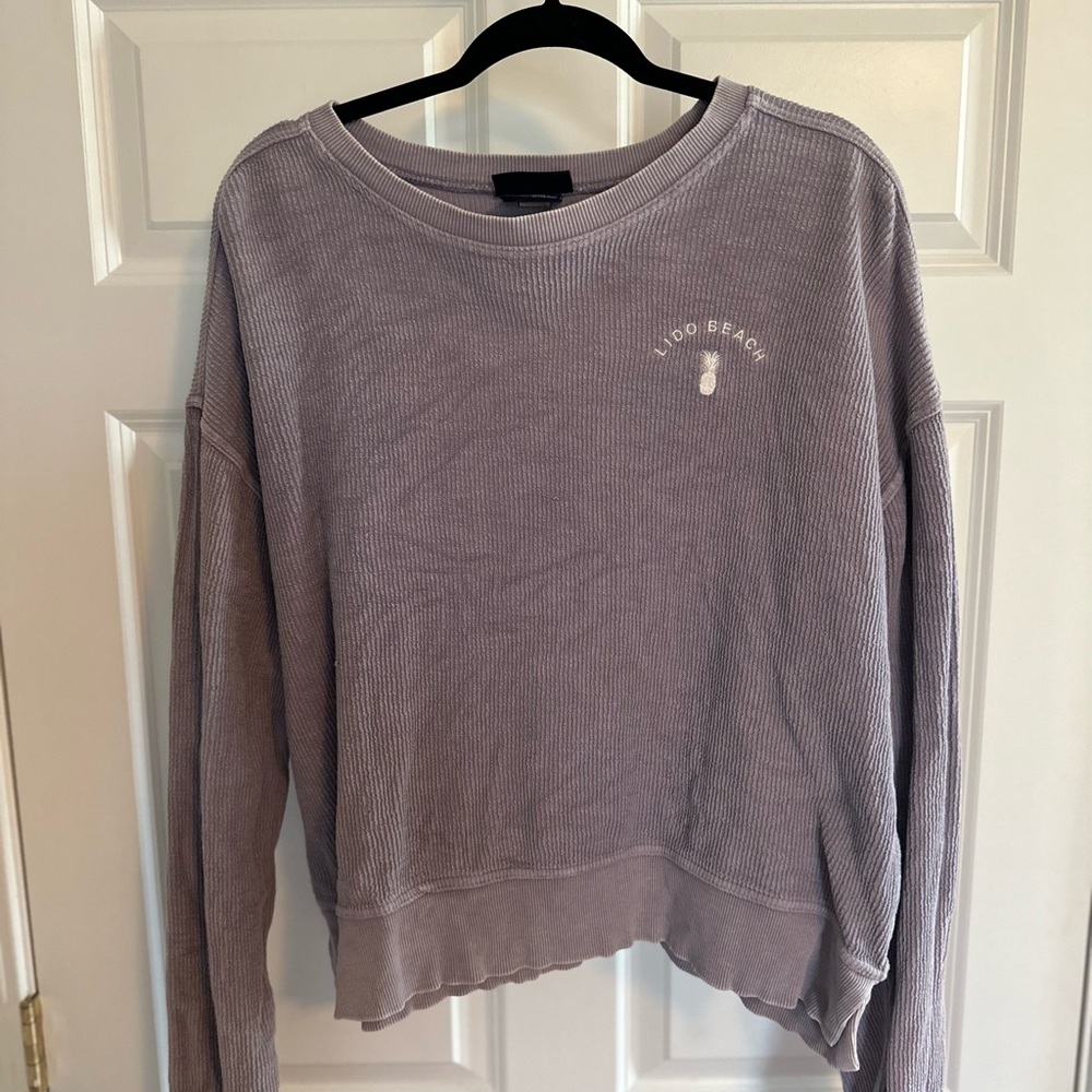 Charles River Apparel Purple Sweatshirt